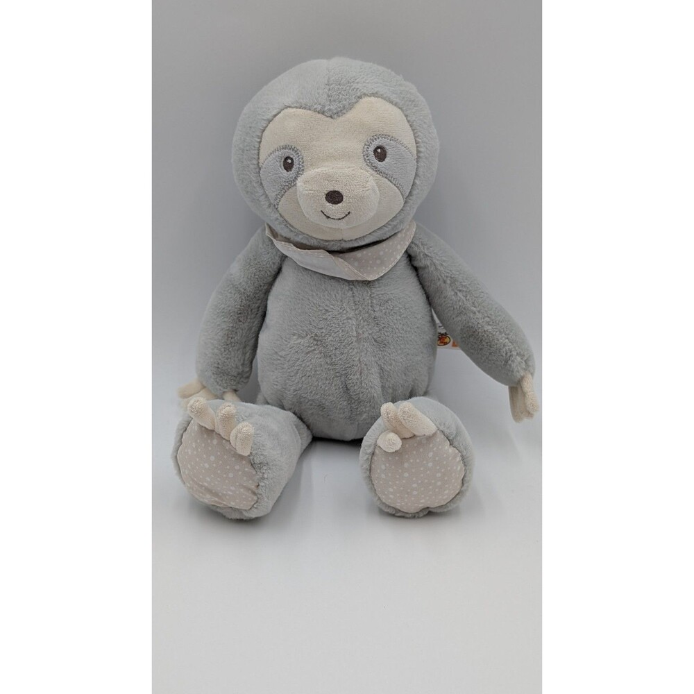 Bass Pro Shops Baby Gray Sloth Spotted Bandana Cute 14"